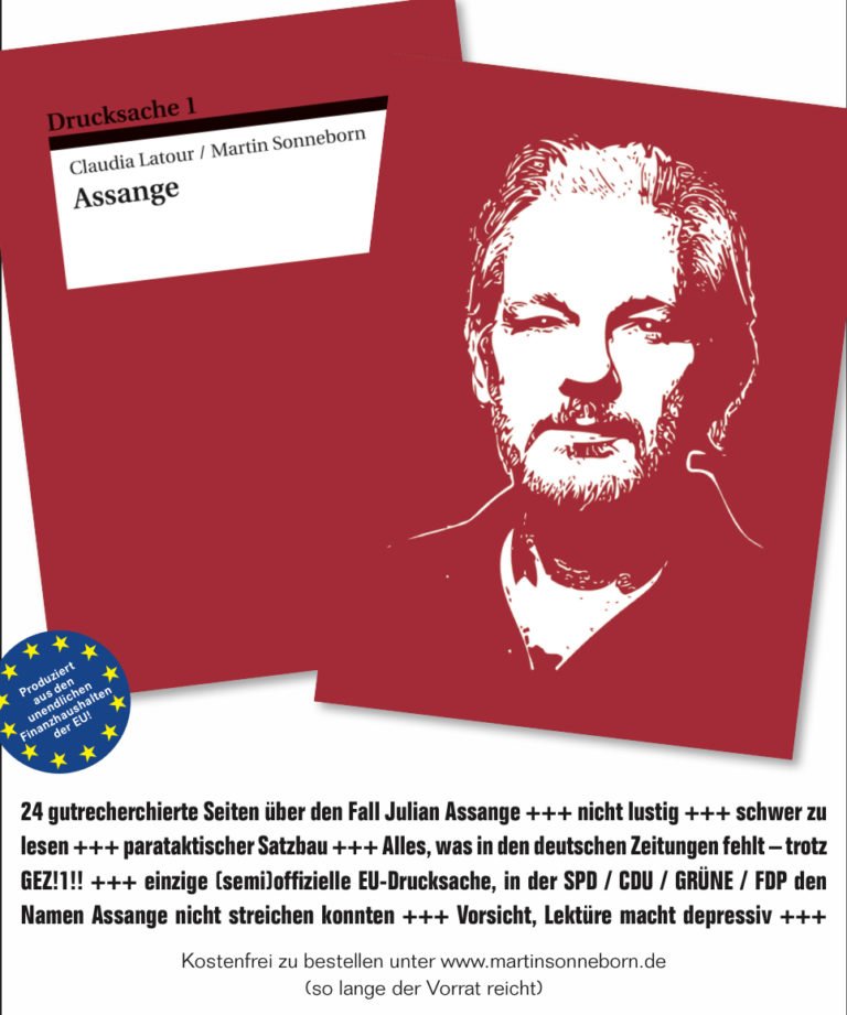 das wäre mal was, eine @derfreitag Sonderausgabe zu: Assange. Broschüre. 30 gutrecherchierte Seiten über den Fall Julian #Assange +++ nicht lustig+++ Alles, was in den deutschen Zeitungen fehlt als PDF martinsonneborn.de/assange/