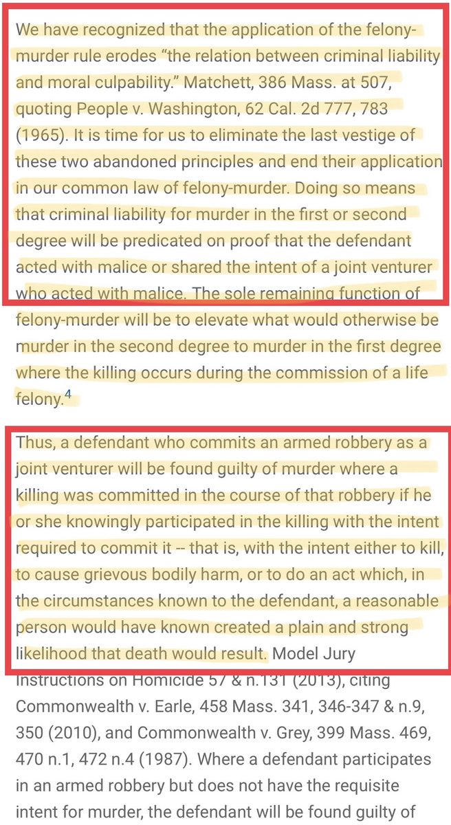 NelleyMaria1818's tweet photo. The @MACourts used Scott’s case to revise this unjust law, stating proof of malicious intent is now required for murder charges in a joint venture. The changes weren’t made retroactive for those already sentenced to life for murders they didn’t commit, including #ScottHanright https://t.co/QadAajwx8E