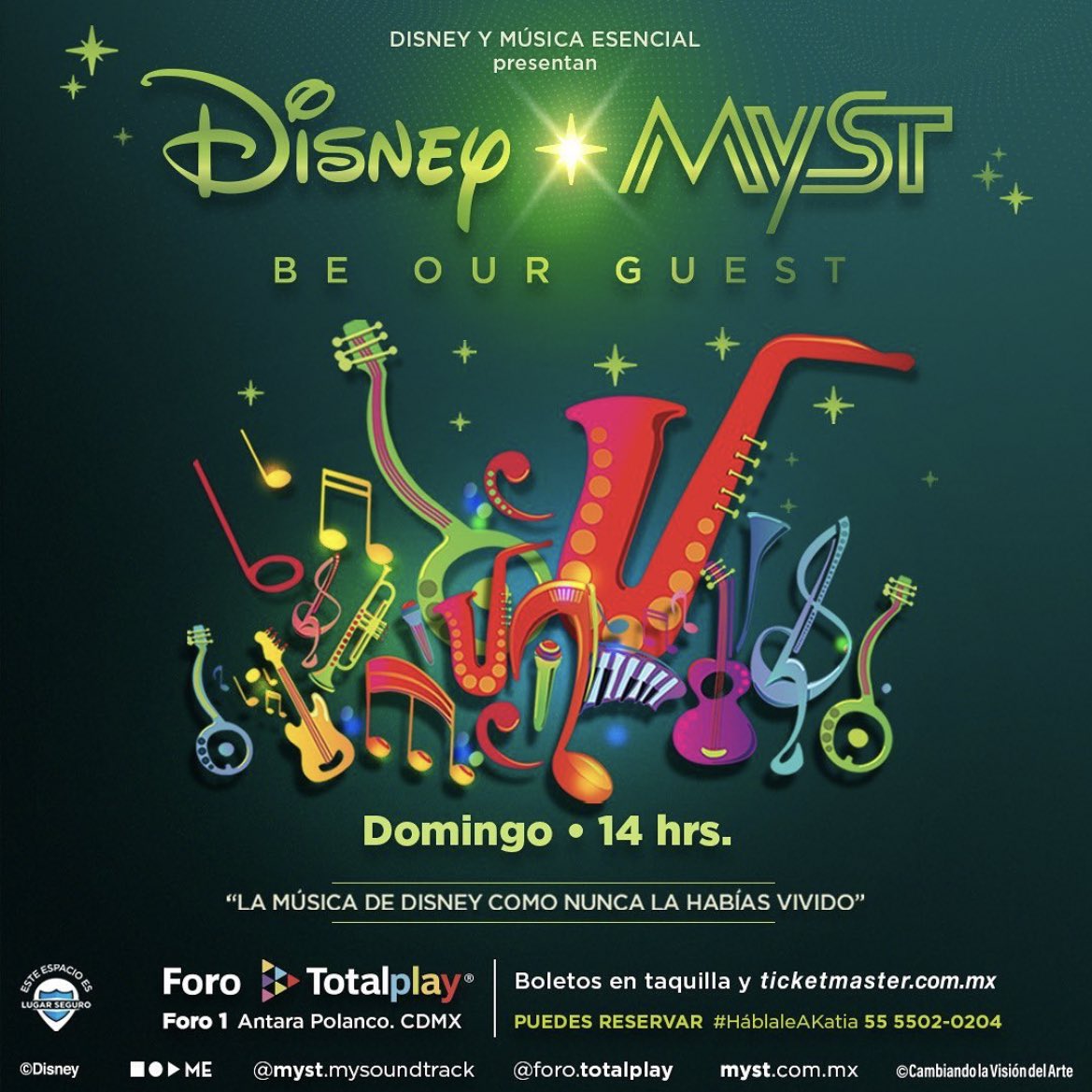 #AlAire🎙 <a href="/Cecidelacueva/">Ceci de la Cueva</a> y <a href="/DAHERMUSIC/">JORGE DAHER</a> nos invitan a disfrutar de #DisneyMyst <a href="/MY_Sound_Track/">MYST MySoundTrack</a> 

“Con una impactante puesta en escena, los éxitos musicales de 9 décadas de Disney y 40 talentosos artistas, toda la familia podrá vivir un gran concierto.” 🤍

📲@ingridtamaramvs