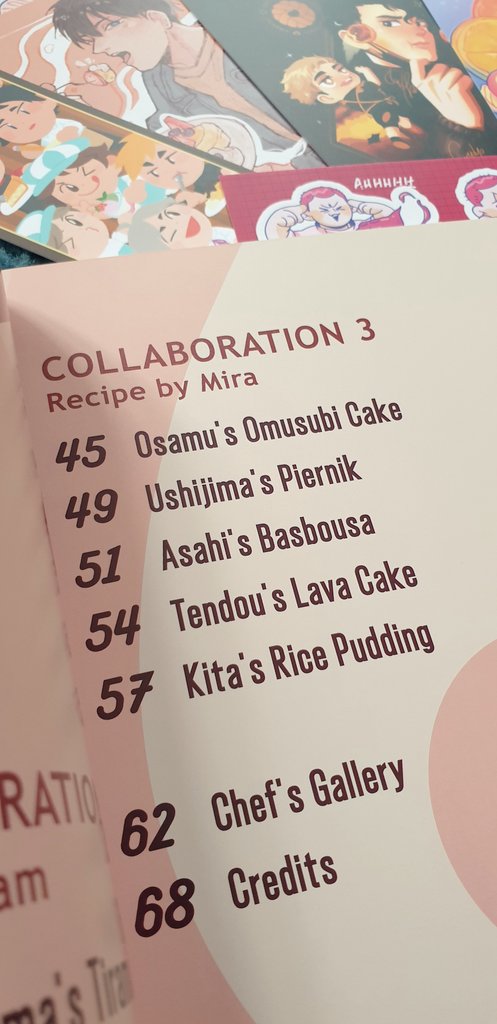 MiraHelian's tweet photo. I'm in this zine! 📖🍴
it's so incredibly cool to see my recipes printed like this. 😮💕
thank you:
mods @sweettoothzine for the chance,
'my' artists especially,
&amp; everyone else involved,
for the great experience. 💖✨ https://t.co/PH4WbTXSVH