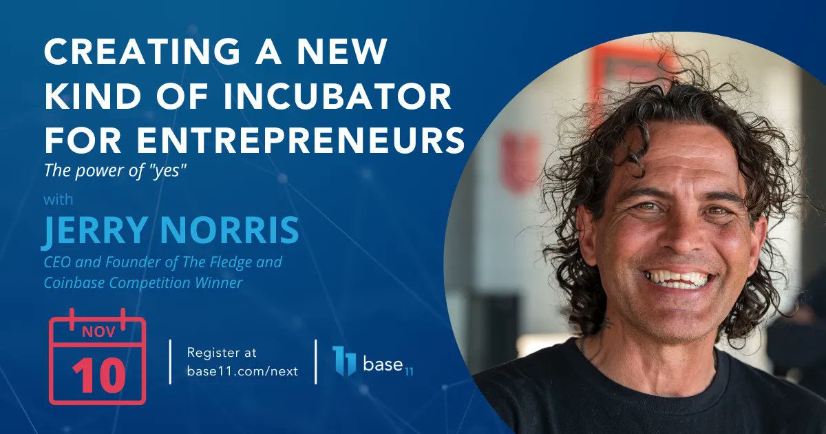 base11STEM's tweet image. Jerry Norris has built a number of successful companies. Now, he's building a new kind of incubator. Tune in to the Next Frontier Conference on 11/9 and 11/10 to hear how he is transforming the definition of "entrepreneur" with his project, @glfledge. buff.ly/3SIwf5N