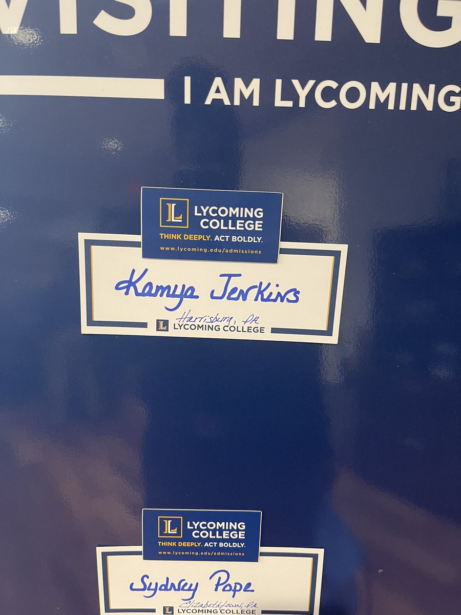 I’m blessed to receive my fifth offer to play at Lycoming. Thank you coach Ditzler for the awesome visit and the beautiful campus!! @lycowomensbb