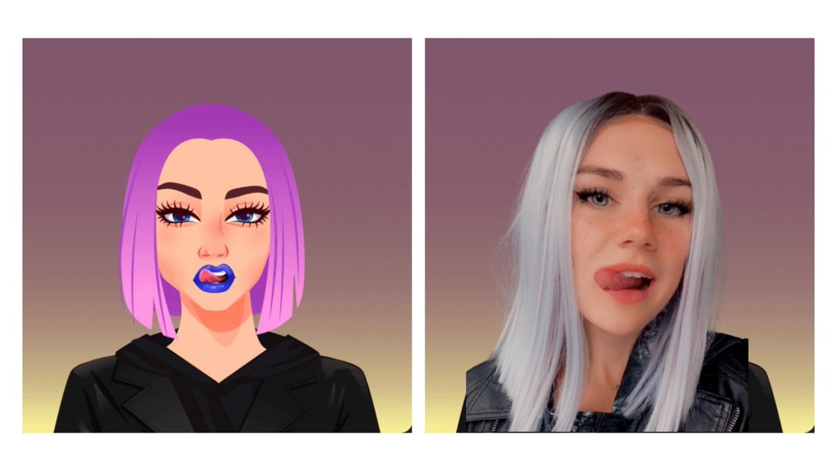 hanft_eth's tweet photo. was planning on entering #CCHalloween since my fave @NFTCryptoChicks have purple hair and I had a purple wig, but went back and forth about actually posting this...I really struggled with the tongue out while frowning look π https://t.co/cr0gLmcUa7