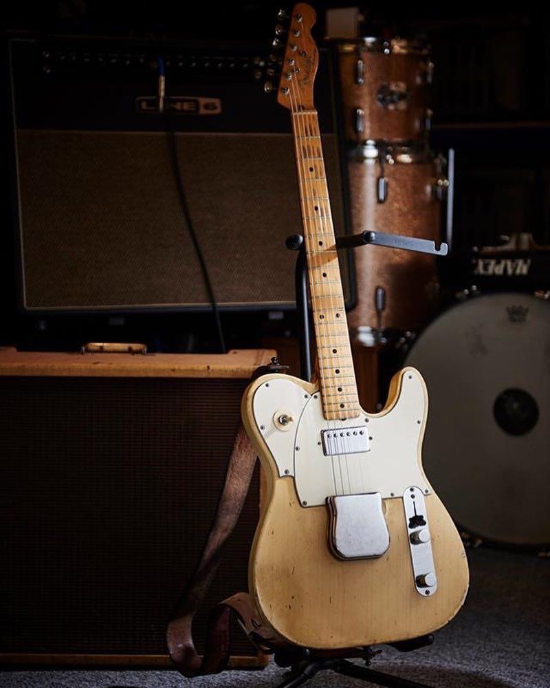 #FamousGuitars Steve Howe used it to define the sound of YES, 1955 Fender Telecaster #guitar #Fender #Telecaster #SteveHowe #Yes