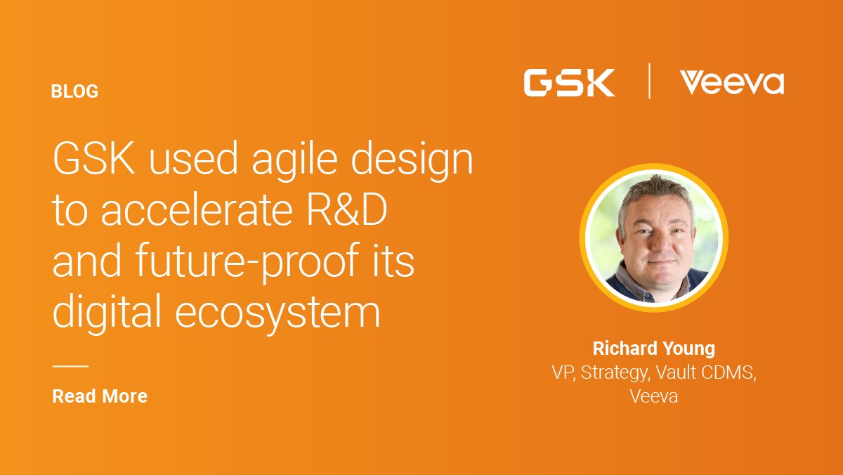Learn how GSK introduced agile design principles to accelerate R&amp;D. Michel Rider explains how her team is reducing operational complexity and accelerating the product pipeline using #VaultCDMS. bit.ly/3sHODAF
