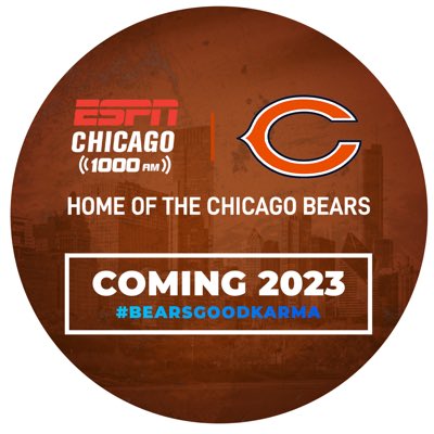ESPN1000's tweet photo. #NewProfilePic #BearsGoodKarma https://t.co/5PwSh2TTtU