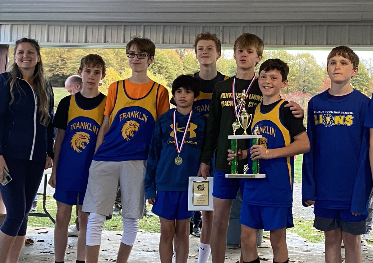 Congratulations to the FTS cross country team for earning first place at the North Hunterdon-Voorhees Conference Championship! #PawPride