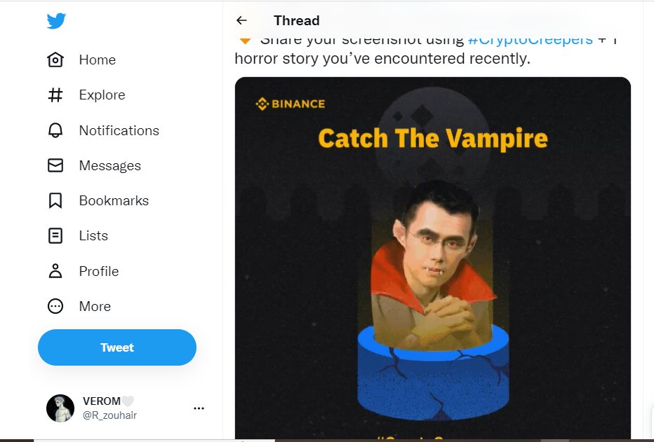 #CryptoCreepers 
A daughter was  doing homework heard h mother call come down for dinner,before even took a step, hands grabbed her and pulled her into the laundry room She panicked before realizing it was her mother eyes watery and bloodshot Dont go down there I heard it too