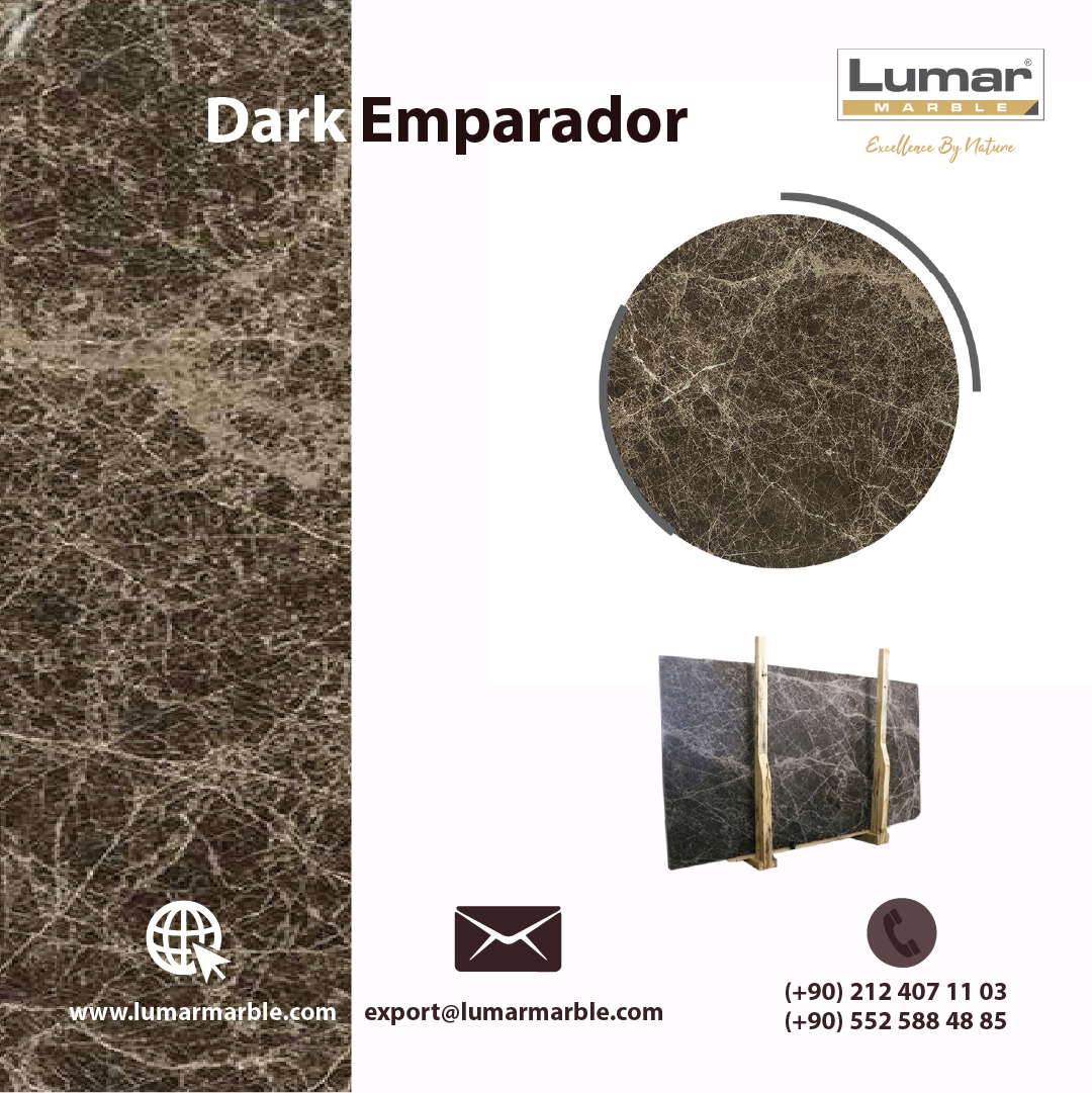 lumarmarble
🔘Lumar product
name: Dark Emperador
size: ➡️: (2cm/3cm)
          --------------------------
For direct contact
wa.me/905525884885
#lumarmarble
#marble #stone #naturalstone #kitchendesign #tiles #slabs #marbletiles #beigemarble #marbledesign