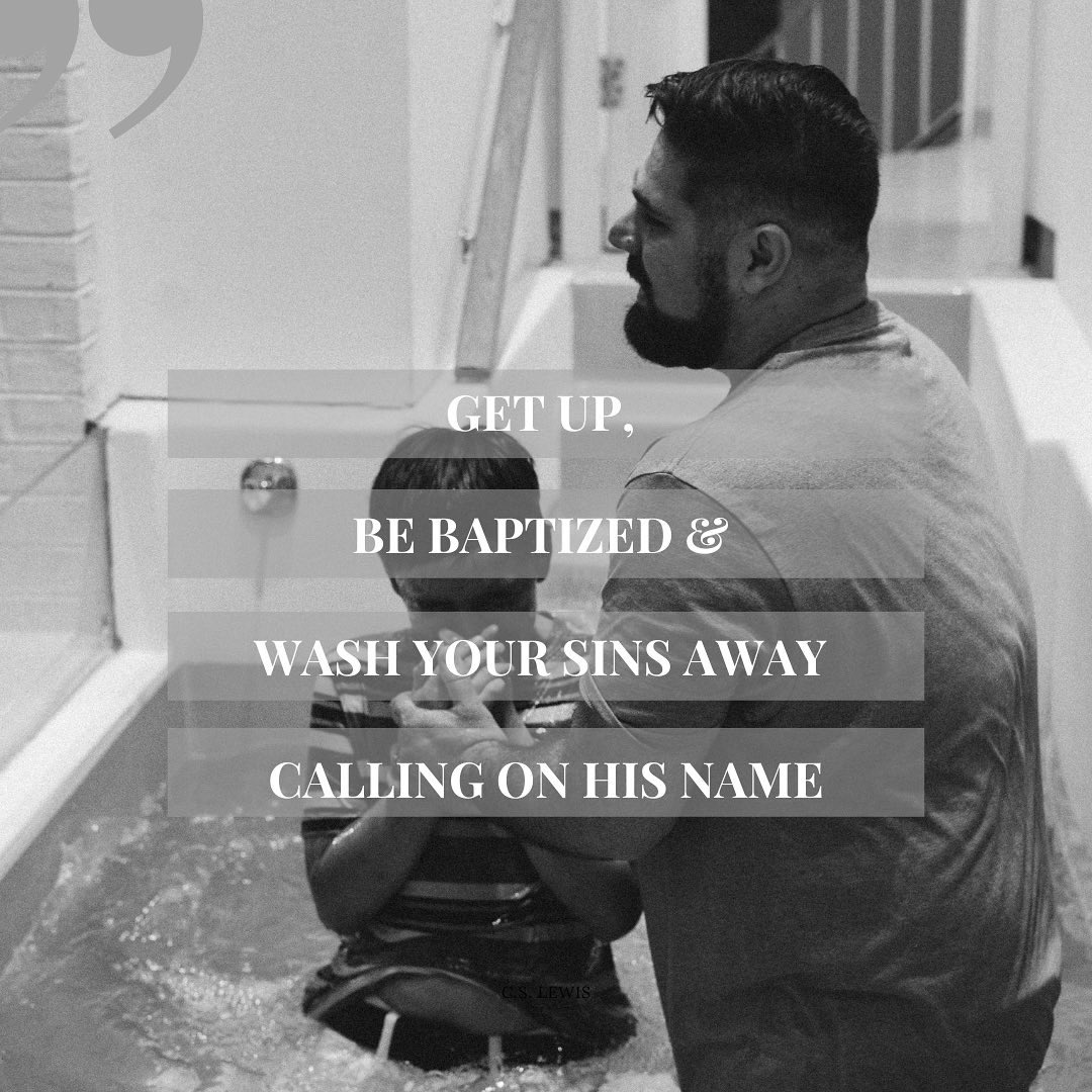 On Sunday, we got to celebrate Aaron by faith pledging himself to Jesus as his Lord and Savor! 
👏💧