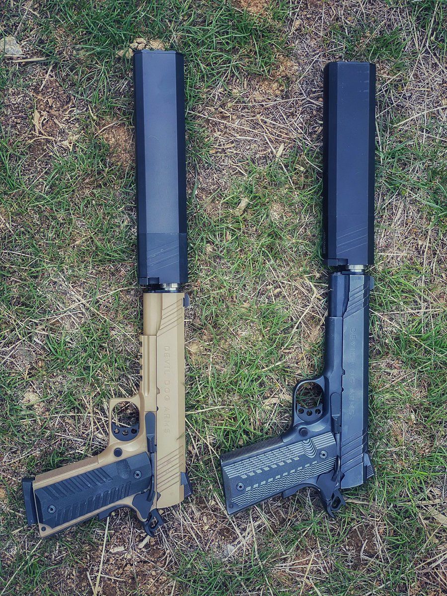devildogarms's tweet photo. What’s better than a 1911? A suppressed 1911! https://t.co/SdJCghrP0x