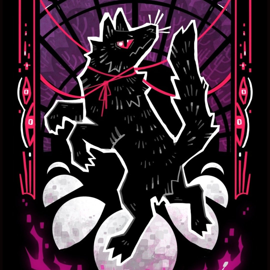 Featherboneart's tweet photo. Close-ups of a little Halloween banner ! Click thru for the full image. I love Halloween and was stuck at home this year so I wanted to draw something fun and creepy 🎃🎃🎃 !! https://t.co/kt6jNxhOqS
