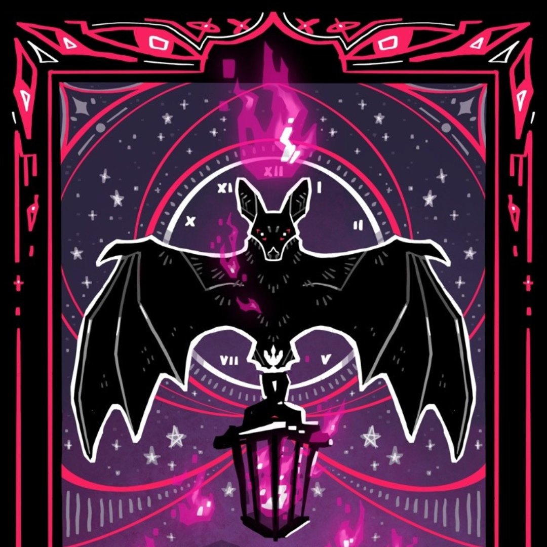 Featherboneart's tweet photo. Close-ups of a little Halloween banner ! Click thru for the full image. I love Halloween and was stuck at home this year so I wanted to draw something fun and creepy 🎃🎃🎃 !! https://t.co/kt6jNxhOqS