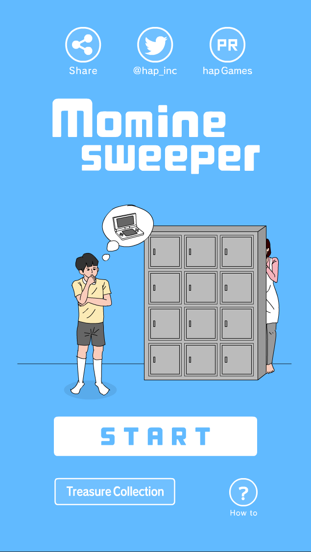 hap_inc_en's tweet photo. New released! 
Mominesweeper
Get the treasure by avoiding Mom!

Mominesweeper (iOS, Android)
https://t.co/f8be03Mn0d https://t.co/zfJFG4ys9d