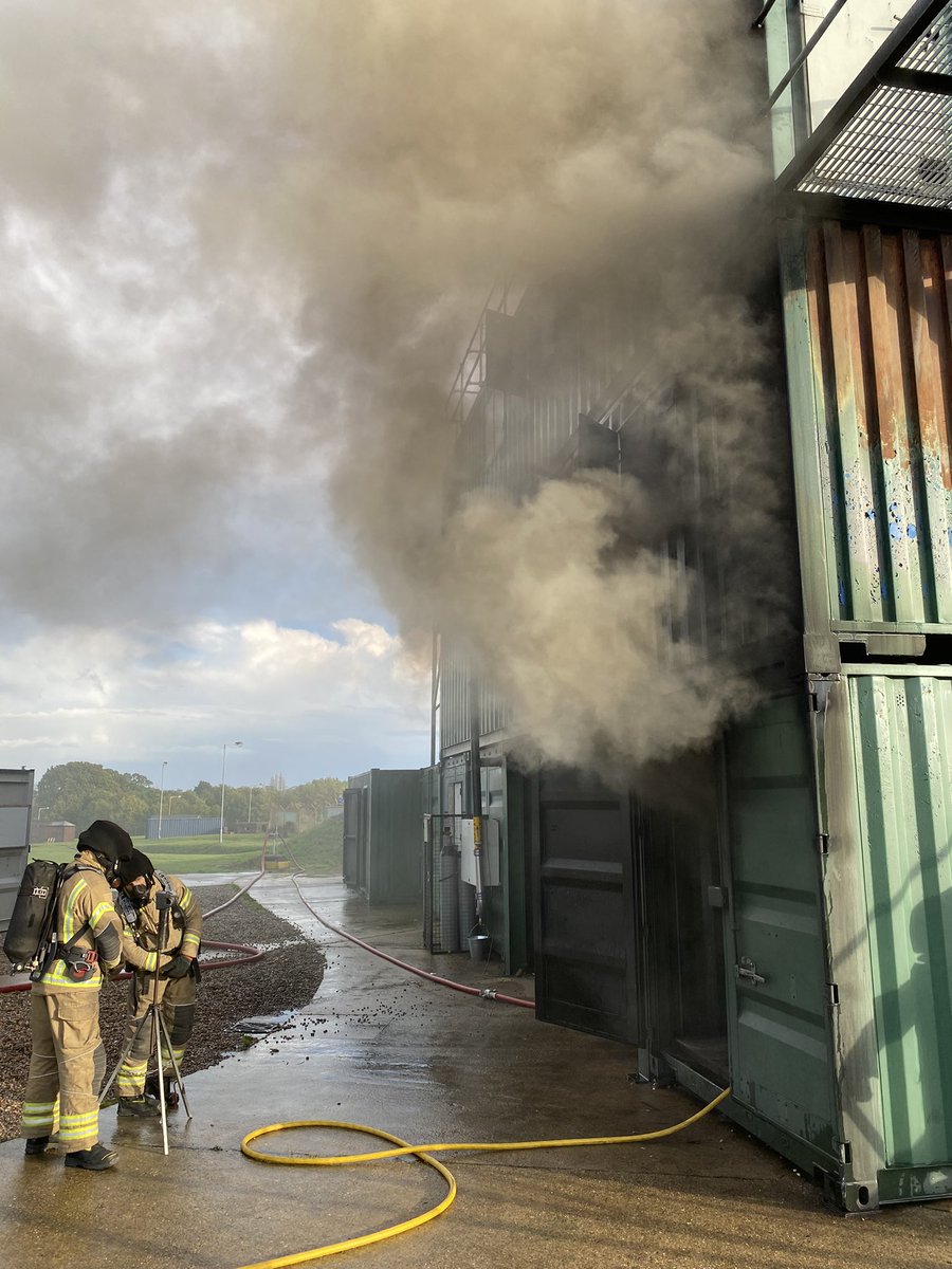 SFRSTraining's tweet photo. Great day with live fire training for some of our Wholetime colleagues @SuffolkFire 

Smiling faces behind the masks 😁 and it was too sunny to get a photo of the TiC ☀️☀️☀️ https://t.co/m5MA4FSkk0