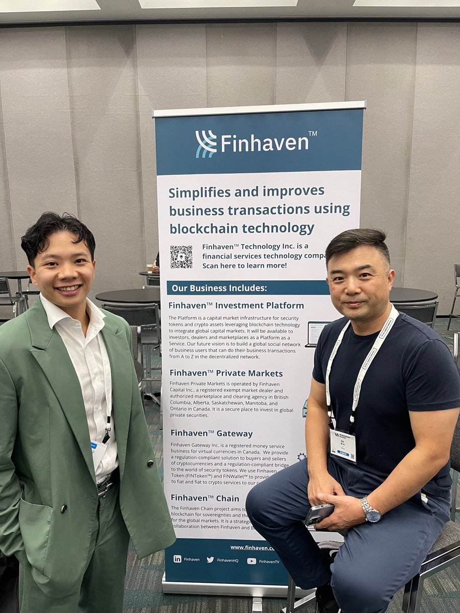 FinhavenHQ's tweet photo. Come and meet the Finhaven team @LABlockchainSmt in the Expo Hall and learn more about how we simplify and improve business transactions using blockchain technology.
#LABlockchain #blockchain #blockchaintechnology https://t.co/s44MOqKjfk