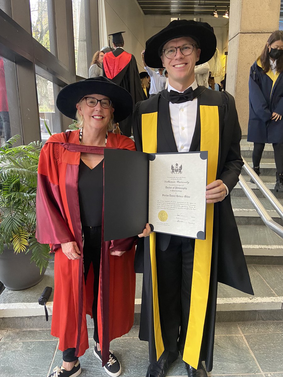 Susan Howlett (@susanehowlett) on Twitter photo It was wonderful to attend convocation <a href="/DalhousieU/">Dalhousie University</a> and see my most recent PhD student receive his degree <a href="/DalPharmacology/">Dalhousie Pharmacology</a>. IRL. Well deserved <a href="/Stefan_H_M/">Stefan Heinze-Milne</a> It was wonderful to attend convocation <a href="/DalhousieU/">Dalhousie University</a> and see my most recent PhD student receive his degree <a href="/DalPharmacology/">Dalhousie Pharmacology</a>. IRL. Well deserved <a href="/Stefan_H_M/">Stefan Heinze-Milne</a>