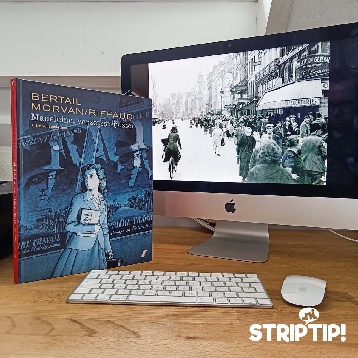 striptip's tweet photo. #recensie
#madeleineriffaud was tijdens de #tweedewereldoorlog actief voor het Franse #verzet. Haar ervaringen moeten ook nu nog de jongere generaties bereiken. Niet via een documentaire of film, maar via een #strip. En hoe...

https://t.co/s0lGzMvsO8

#booktok #Parijs #bd #lezen https://t.co/qYzFicpwLd