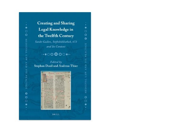 ***New publication*** 

"Creating and Sharing Legal Knowledge in the Twelfth Century: Sankt Gallen, Stiftsbibliothek, 673 and Its Context"

Edited by Profs Stephan Dusil &amp; Andreas Thier

brill.com/view/title/574… 

#History #medieval #law #romanlaw #manuscript <a href="/uni_tue/">Universität Tübingen</a> <a href="/UZH_ch/">Universität Zürich</a>
