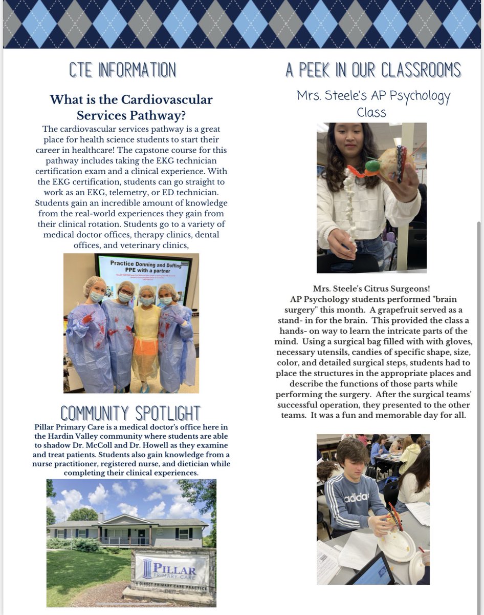 Here’s our 2nd Health Science Happenings Newsletter! Check out what’s happening in our academy this month! <a href="/HVAGresham/">Bevin Gresham</a> @HVAPrincipal