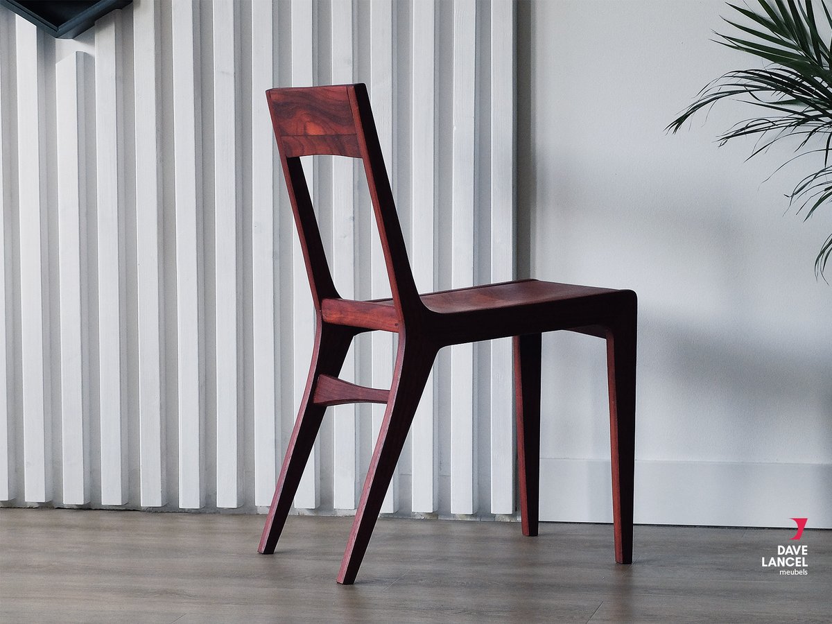 Newest member of the family. Handcrafted from African Padauk. #woodworking