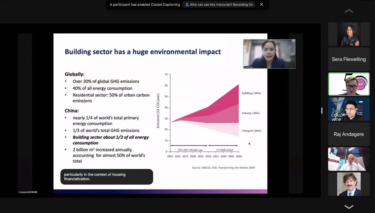 EconomyUrban's tweet photo. Yunqing Xu, Associate Professor, Xi'an Jiaotong-Liverpool University (China) - “We should also think about how to build a complete system to support sustainable housing” #CWS3 #TownOfCollingwood https://t.co/GyMZdvY2UR