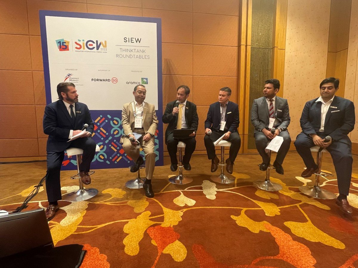 ENR’s Power Sector Program led a vibrant discussion @SIEW_sg on battery energy storage’s critical role in achieving ASEAN’s renewable energy targets and on how to encourage private sector investment. @RedWhiteBlueDot #CleanEdgeAsia #SIEW2022