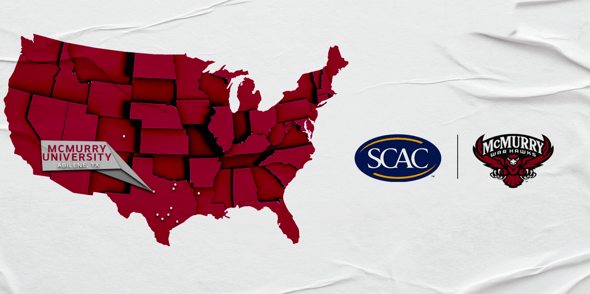 .<a href="/mcmuniv/">McMurry University</a> Set to Join #SCAC in 2024-25

📰 | bit.ly/3TWwgny

#SCACPride