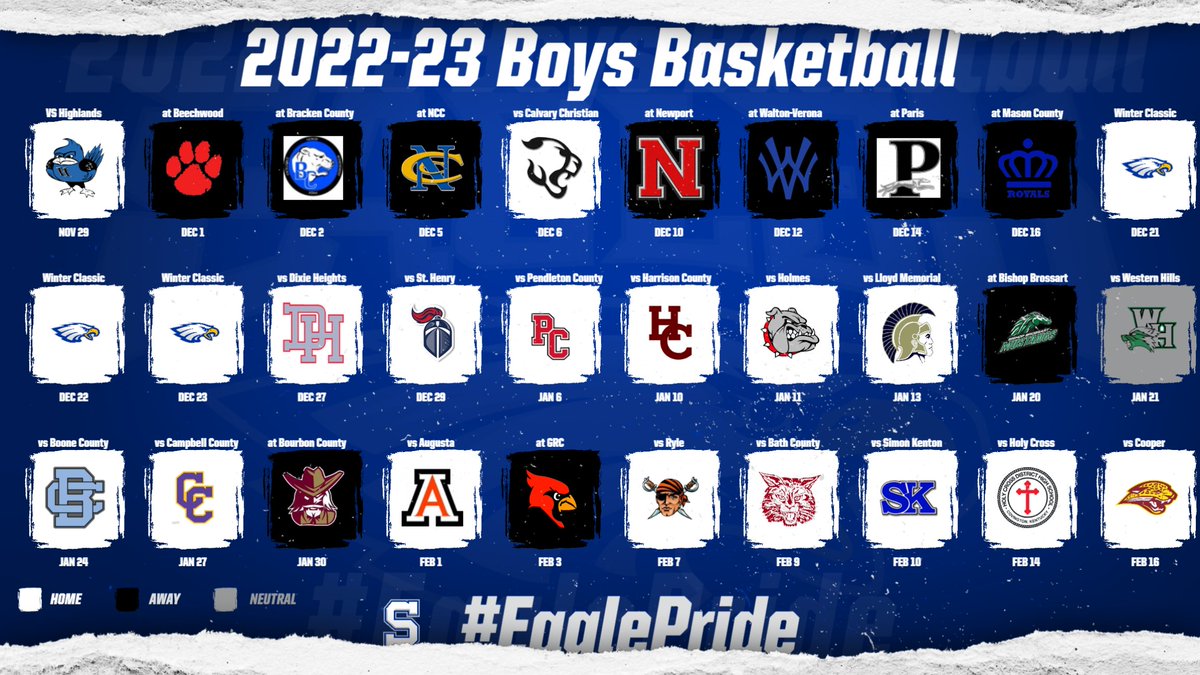 Varsity Boys Basketball Schedule for 22-23