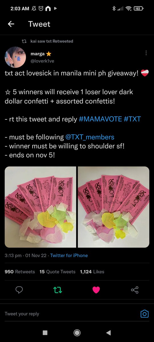 simonbuds's tweet photo. @loverk1ve @tubatupc @TXT_members #MAMAVOTE #TXT https://t.co/ykXxyZiuum