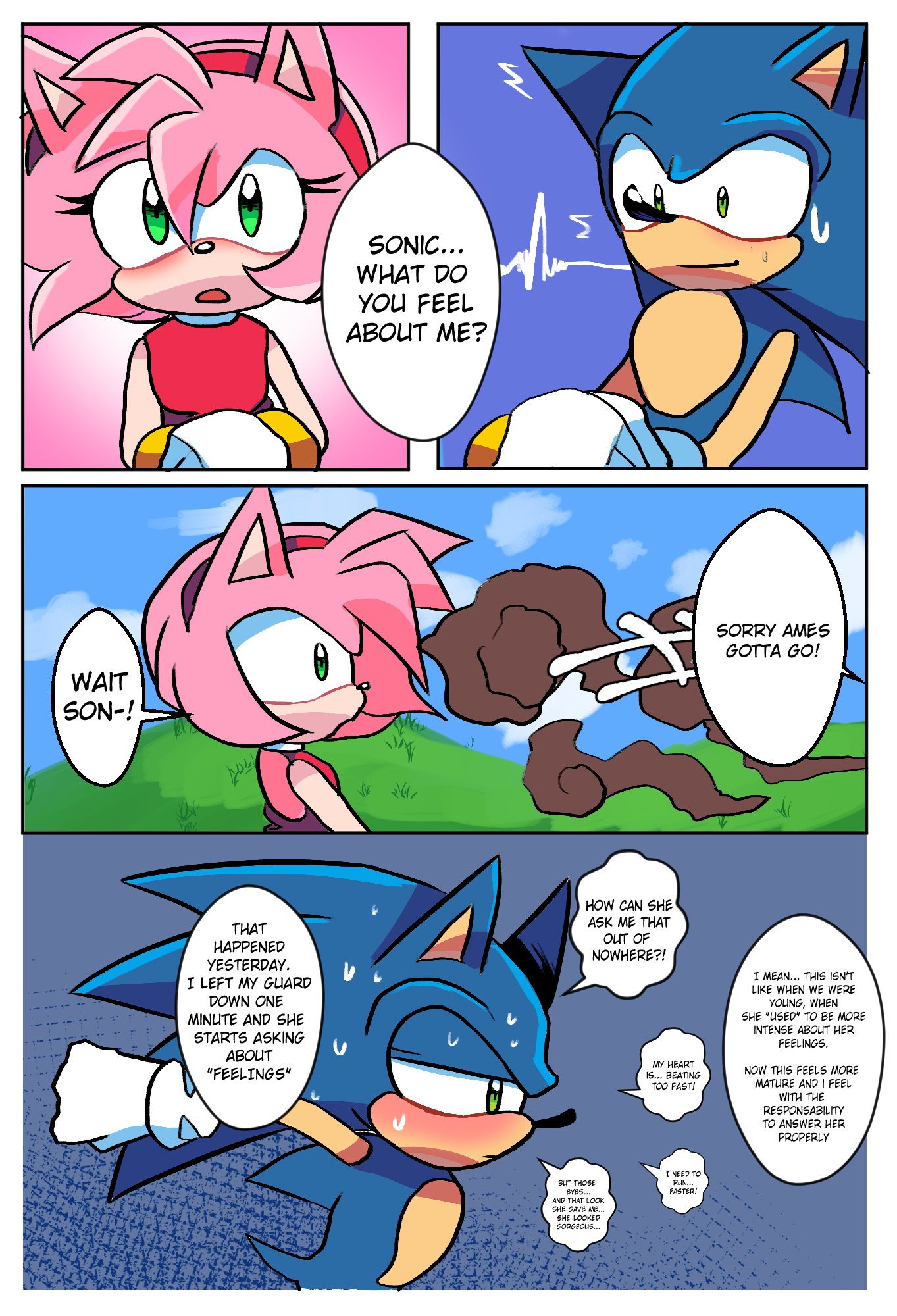 Daeream on X: First Part of my Sonamy Comic, 2k Special! There a more  pages left, but i will post the other parts laterThank you so much again  for the support! #SonAmy #