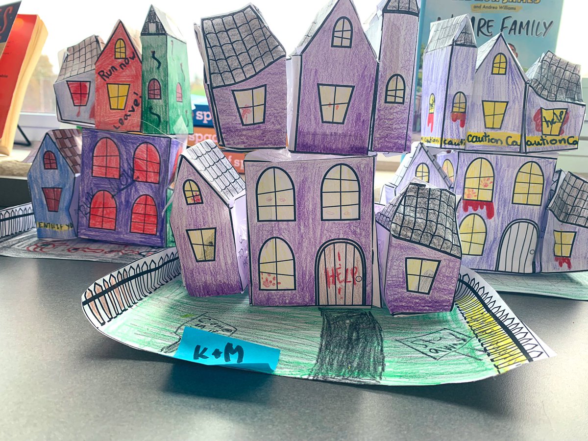 Happy Halloween! 🎃 We have some future haunted house creators in our class. 👻