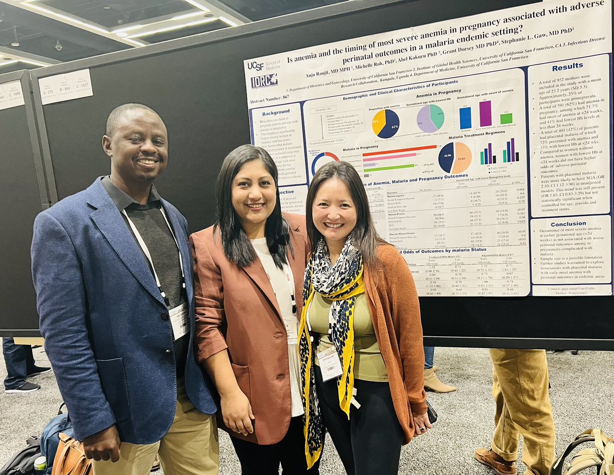 Presenting our work on malaria and anemia in pregnancy @ASTMH #TropMed22 conference @gaw_lab @IDRC_Uganda @UCSF_ObGynRS