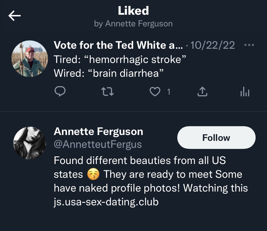 ted_zepplin's tweet photo. SOME people know quality content when they see it. https://t.co/14INd1IW7r