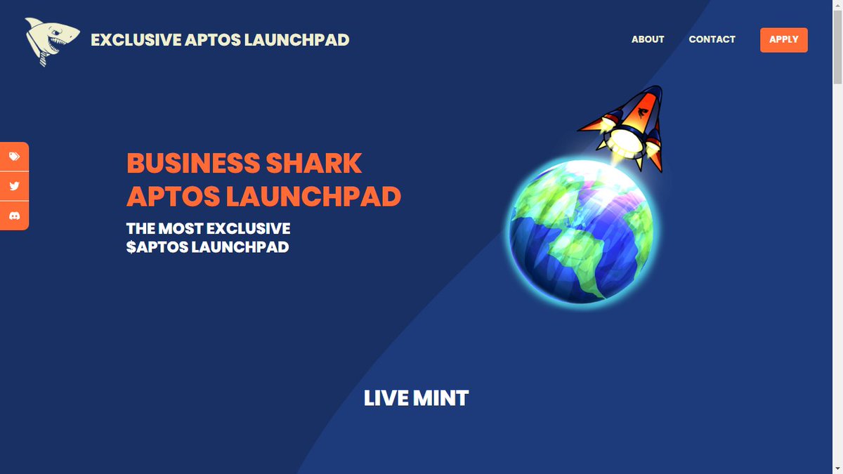 🚀​BETA of our LAUNCHPAD LIVE, take a look and give us some feedback 
launch.businesssharkstudio.com

Official Launch of our Marketplace coming.

#Aptos #AptosCommunity #AptosNFTs #aptosairdrop #NFTCommunity #NFTs