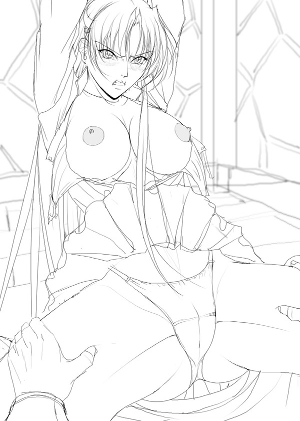 今日の一枚も昔描いた #ワーズワース の18禁同人漫画「がんばれシャロンちゃんA」の作業中の画像。
今回は今作のメイン画と言ってもいいシャロンのラフ絵。
大体形が出来上がってますね~良かったら完成画と見比べてみよう。😉
ちなみにこの段階で服は全て脱衣化してあります。😊