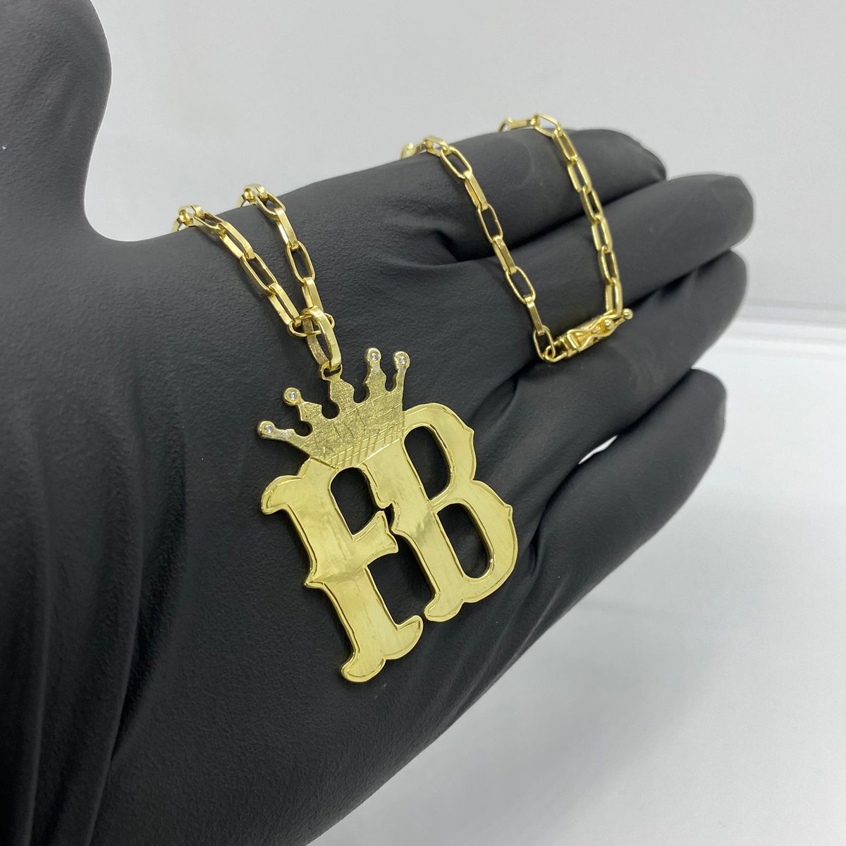 Cordão cartier 3mm com pingente personalizado em moeda antiga!