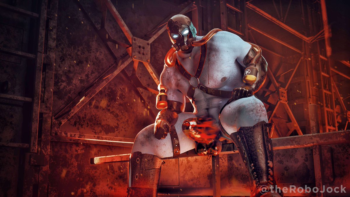 Back from a break with some new art. Here's <a href="/TwistedBeastUK/">TWISTED BEAST</a> Valac ready to stretch you open.
#TwistedBeastArt