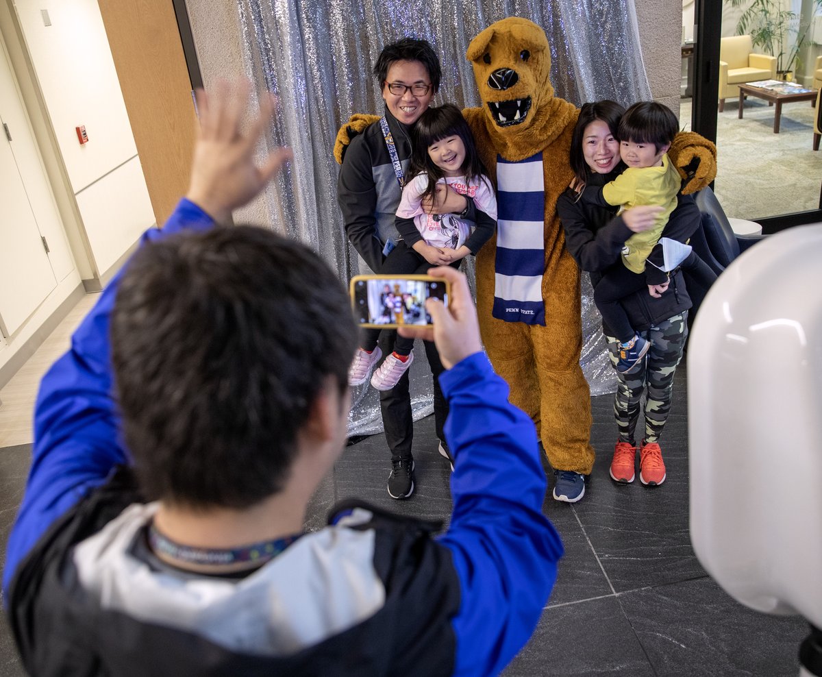 PennStHershey's tweet photo. It's a good day to be a Nittany Lion! 🐾 Penn State College of Medicine launched its "What Medicine Means" campaign today. Take a look into the celebration for students, faculty and staff. 💙 https://t.co/14WLG0RJer