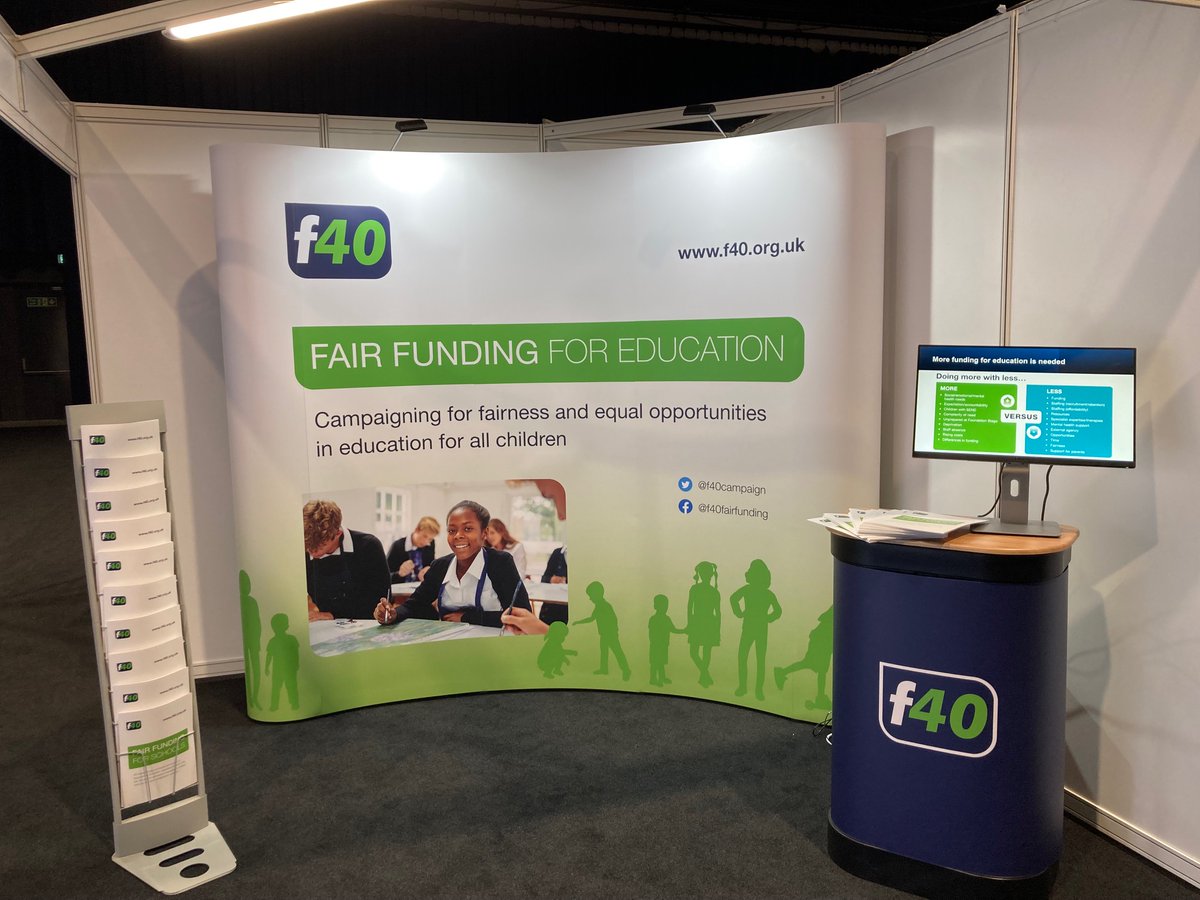 f40campaign's tweet image. We're all ready for the National Children and Adult Services conference in Manchester this week. If you're going to be there, come and see us on stand C26 to talk everything education funding. @ncasc22 @ADCStweets @LGAcomms #EducationFunding #SchoolFunding