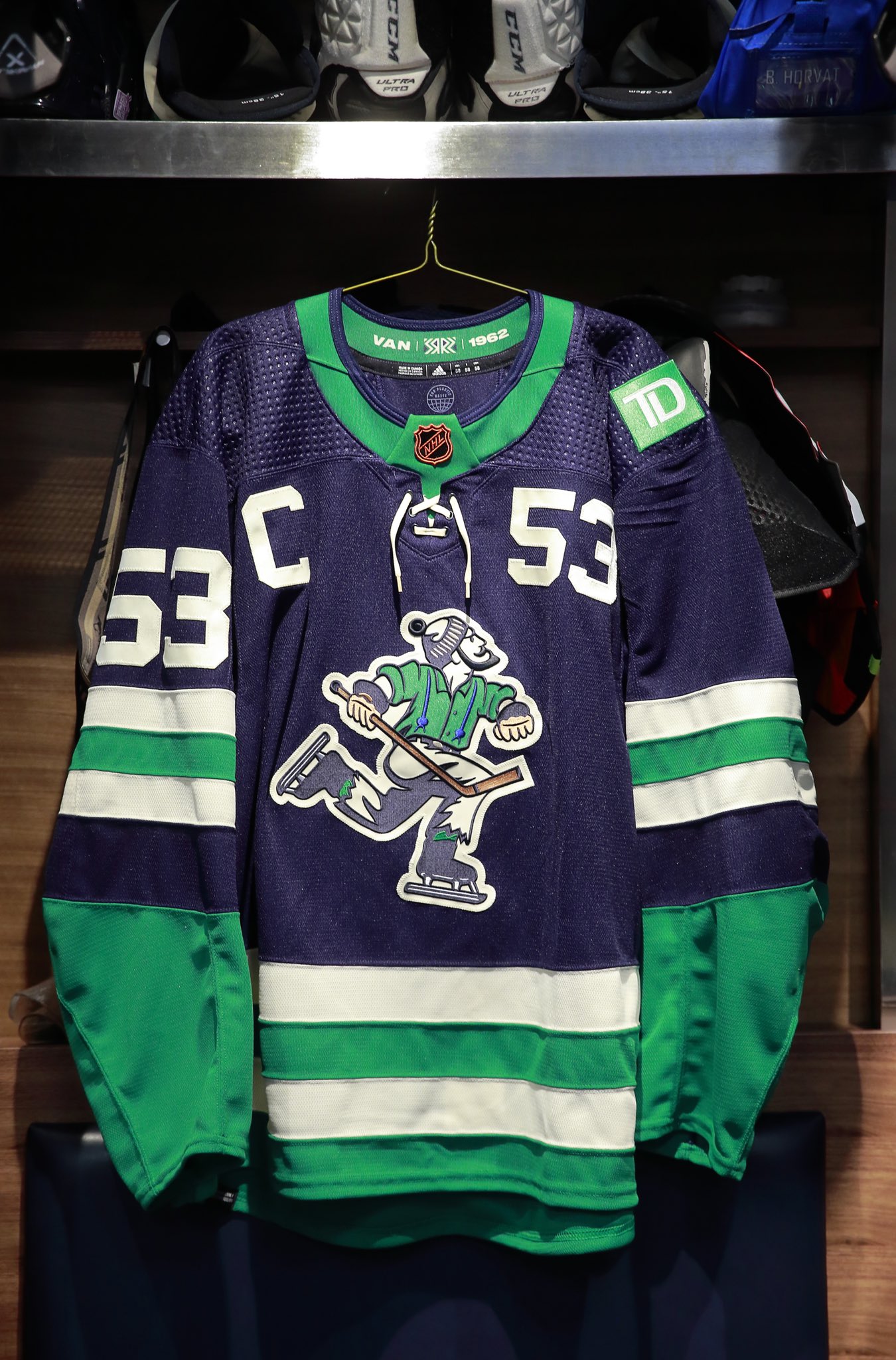 johnny canuck jersey