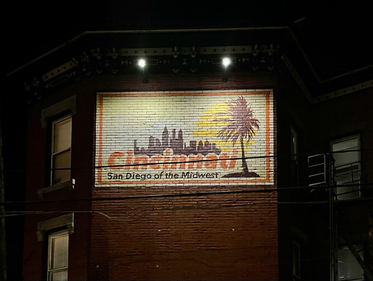 JoshLipnik's tweet image. Cincinnati 
San Diego of the Midwest