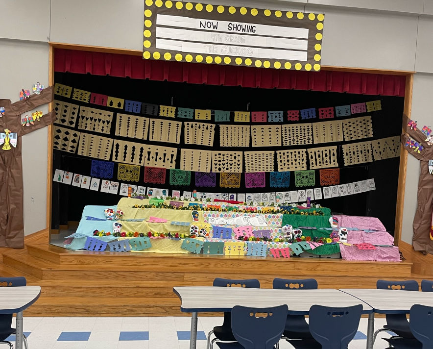 DeckerESMusic's tweet photo. 6th grade choir did a performance of "Remember Me" from Coco for Dia de los Muertos at the ofrenda made by our amazing Fine Arts Team! @deckerart @DeckerESTheatre @DeckerDanceTeam @Manor_FA @ManorISD https://t.co/3xbR7spLV7