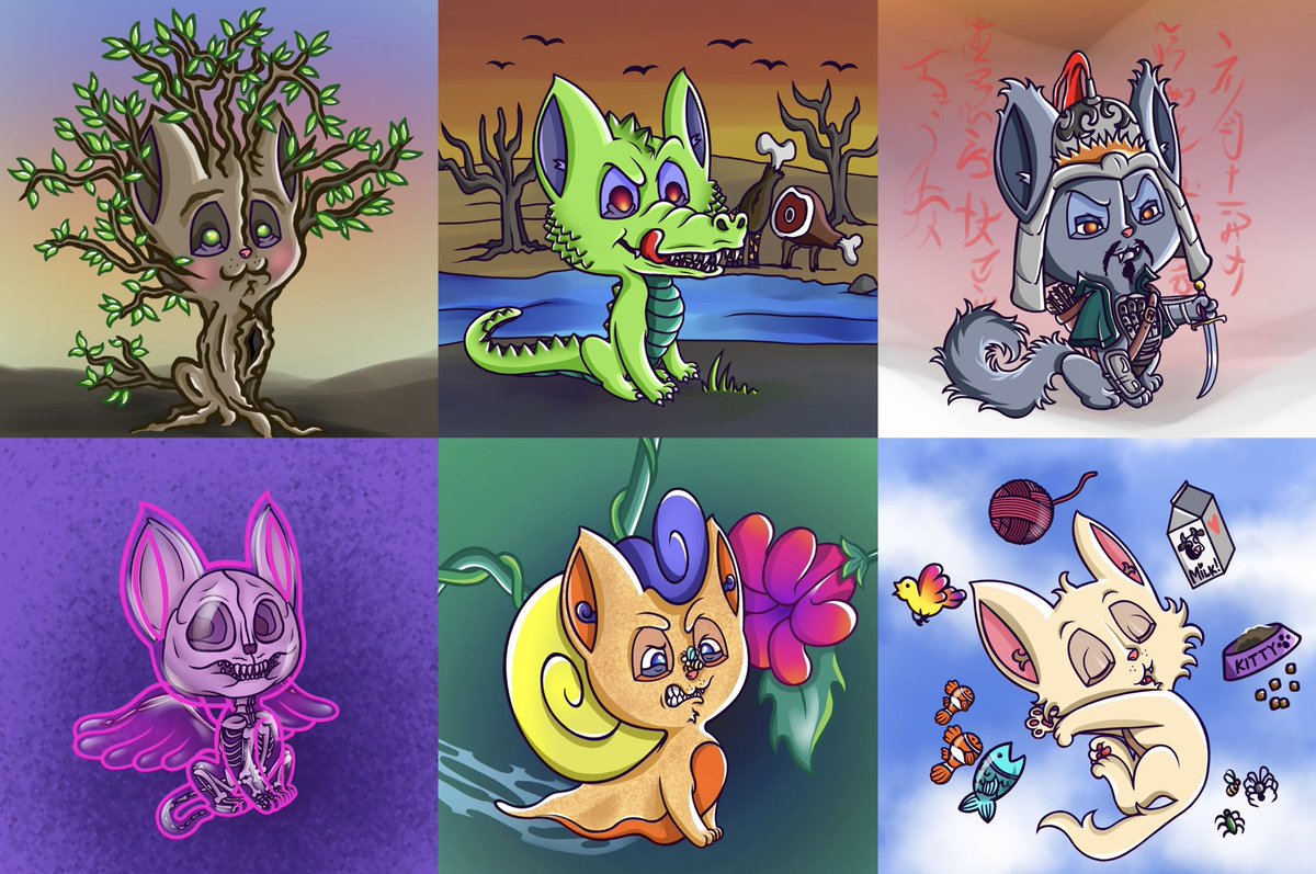 Randocatss's tweet photo. Good night☁️☁️☁️✨

🌈THANK YOU you are wining the Bid War on Snaly, Dreamy &amp; Baoby💓💓💓👇🏻
@iVibrant_NFT
@YessicaAlcant19
@Fluffworlds

Also thank you for your bids💕👇🏻
@katas_art
@handsdall 

Auctions STILL😉🔥💫
⬇️

See you tomorrow💜

#NFT #NFTs #NFTCommunity #OpenSeaNFT https://t.co/8khdI6fAkp