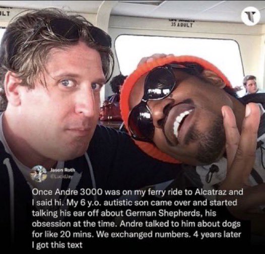 ifyoulikehiphop's tweet image. Andre 3000. Thats it, thats the tweet.