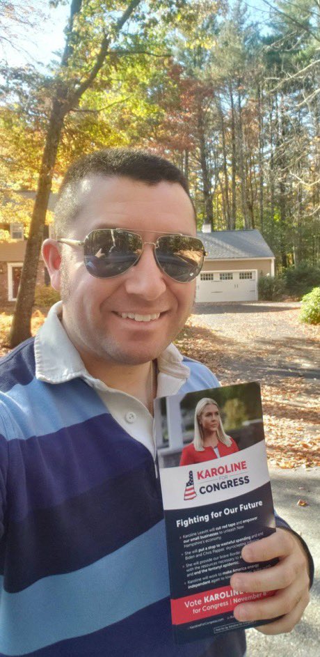 karolineleavitt's tweet photo. Today, #TeamKaroline surpassed 100,000 doors knocked‼️‼️‼️
We have the most enthusiastic and loyal army that #NH01 has ever seen
Together, in 7 days, we make history! https://t.co/7xzlhy35Z0