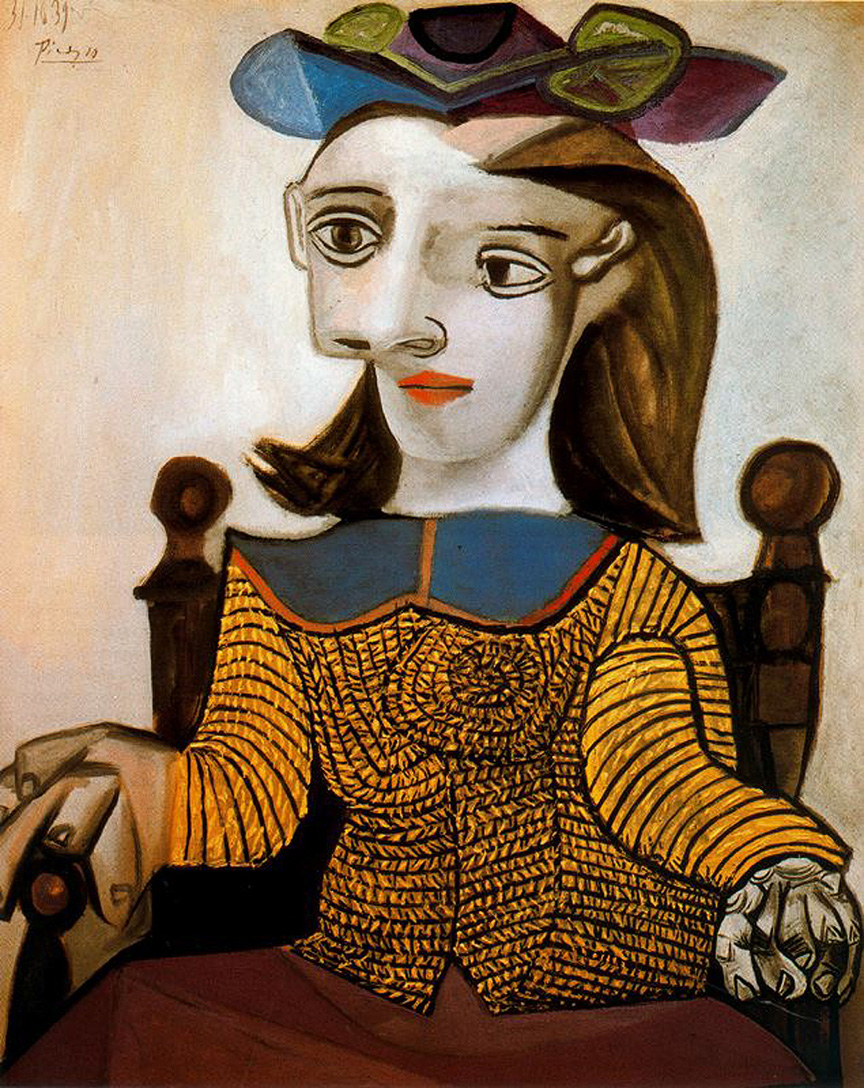 The yellow shirt (Dora Maar), 1939 #picasso #pablopicasso wikiart.org/en/pablo-picas…