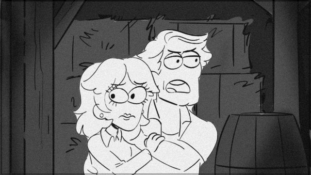 did you know this episode is technically my voice acting debut too? i got a chance to voice both the b-movie babe as well as the teen girl in the pizza shop! screaming for money is fun 