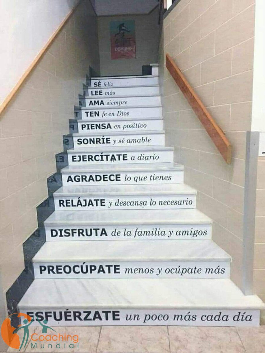 coachingmun's tweet photo. Escaleras de la motivación 😃😉🤗
.
.
.
.
.
.
#escaleras #motivacion https://t.co/KDfCks2jhC