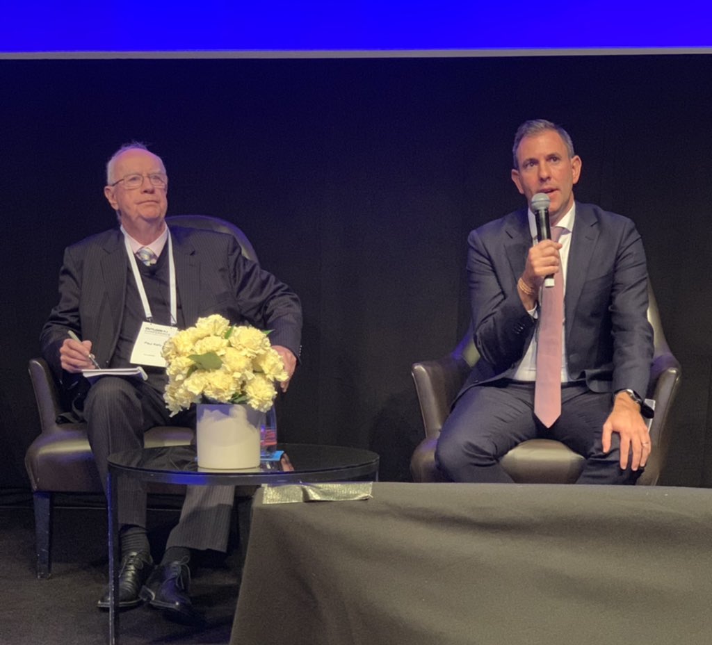 “The UK was a cautionary tale.” You betcha. Treasurer <a href="/JEChalmers/">Jim Chalmers MP</a>. #OutlookCon22 <a href="/MelbInstUOM/">Melbourne Institute</a>